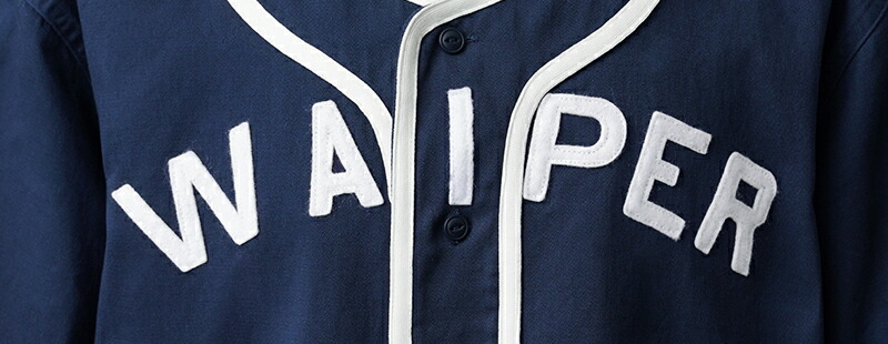 WAIPER.inc ワイパーインク BASEBALL SHIRT ベースボールシャツ