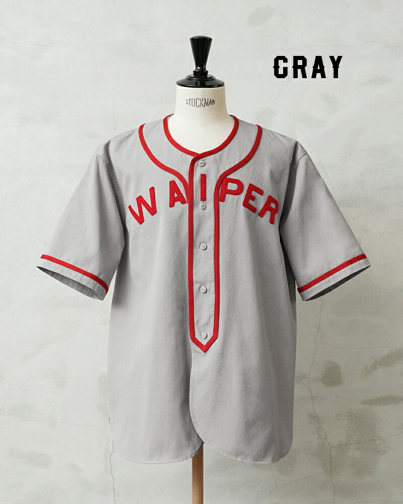 WAIPER.inc ワイパーインク BASEBALL SHIRT ベースボールシャツ