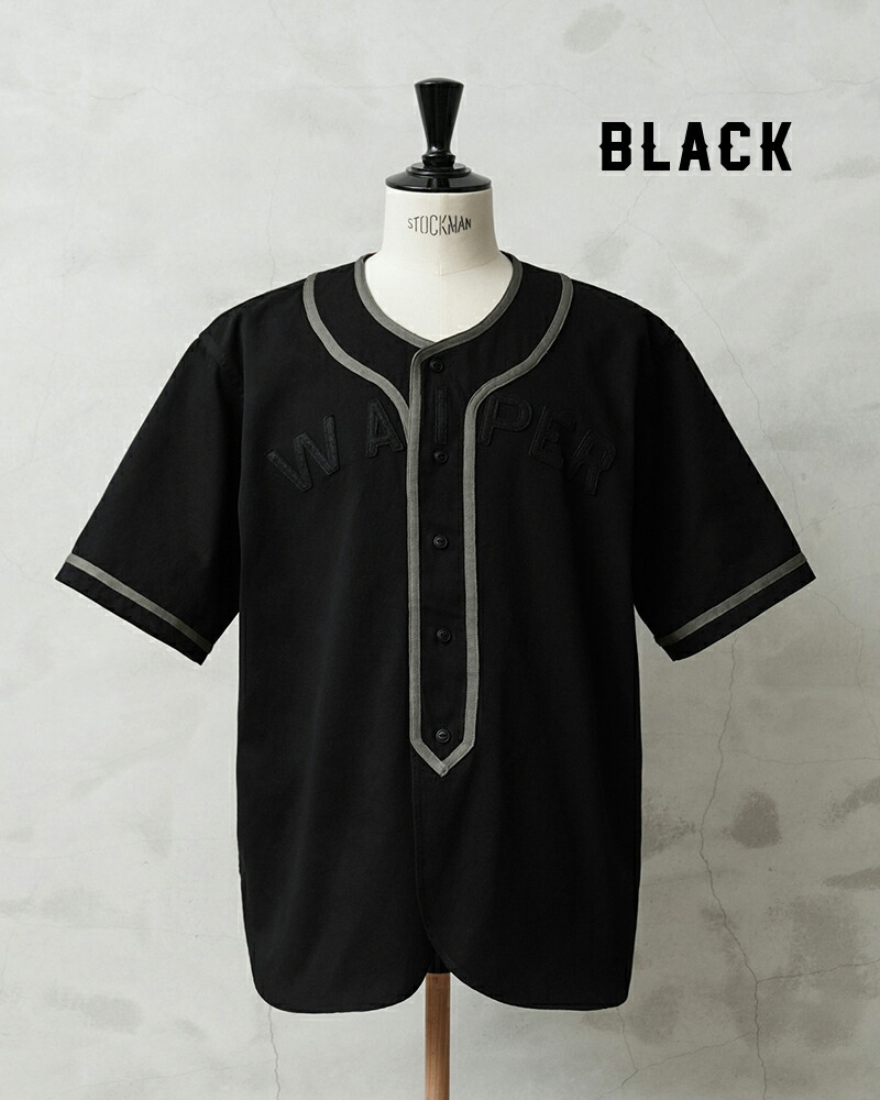 BASEBALL SHIRT ベースボールシャツ WAIPER.inc　ワイパー WAIPER.inc ワイパーインク BASEBALL SHIRT ベースボールシャツ