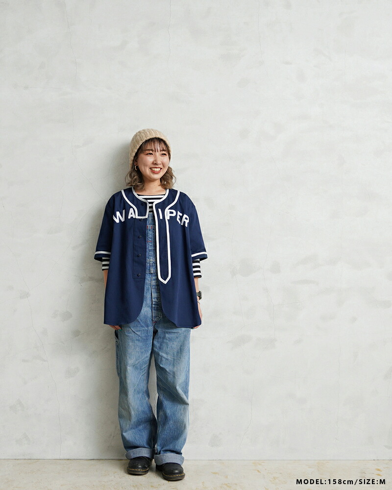 BASEBALL SHIRT ベースボールシャツ WAIPER.inc　ワイパー WAIPER.inc ワイパーインク BASEBALL SHIRT ベースボールシャツ