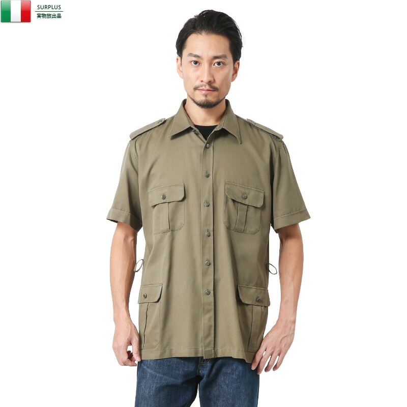 美品 BAGUTTA イタリア製 定価¥35,000程 イタカジ ミリタリーSH