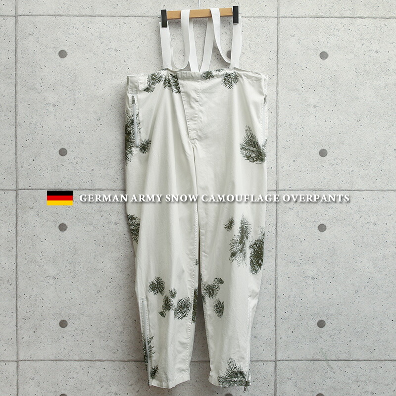 楽天市場】ミリタリーパンツ メンズ / 実物 USED ドイツ軍 スノーカモ