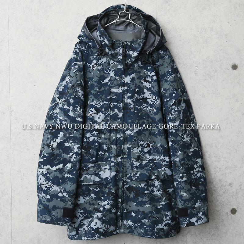 楽天市場】ミリタリージャケット メンズ / 実物 USED 米軍 U.S.NAVY ECWCS GEN2 NWU デジタルカモ GORE-TEX  パーカー フリースライナー付き【クーポン対象外】【I】/ アウター フリース ゴアテックス 防水 撥水 軍放出品 大きいサイズ おしゃれ 秋 冬  送料無料 プレゼント ...