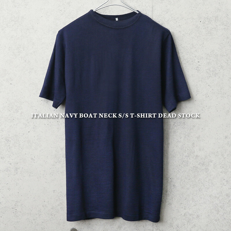 楽天市場】実物 新品 デッドストック イタリア海軍 モックネック L/S T