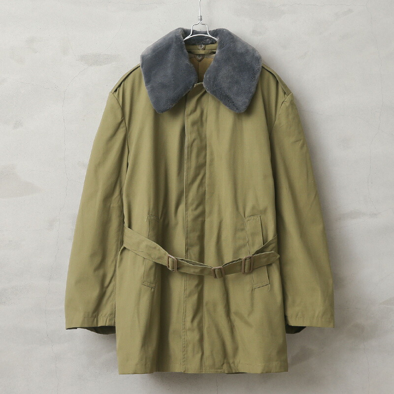 実物 新品 デッド棚卸し資産 ルーマニア軍 WINTER 上衣 ラインドライブ付き添い人【引き換え証客体外】【I】｜メンズ アウター ミリタリー 途轍も無い大いさ ボア 防寒 保温 ベージュ 朦々たる 古着 軍噴きあげる品 流行り物 かっこ良い メンズファッション-コート・ジャケット