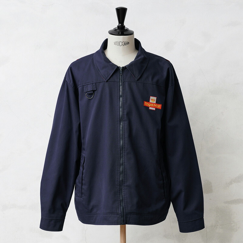 実物 Used イギリス Royal Mail ブルゾンジャケット 2 ロイヤルメール ワークジャケット メンズ アウター 大きいサイズ 古着 おしゃれ ネイビー 夏 Waiper すぐったレディース福袋