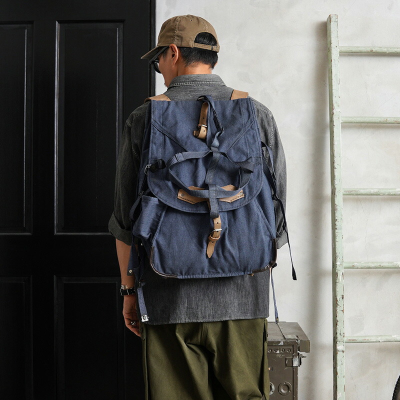 【最短即日送りとどける】実物 USED ルーマニア軍 VINTAGE 山岳 うしろ側容器に並べる 青み ナイロンストラップ【クーポン券客体外】【T】｜背嚢 デイパック ミリタリー御徒面子 嚢 軍モノ 軍吹きあげる品 米国海軍 アウトドア 普段づかい 旅する 通学