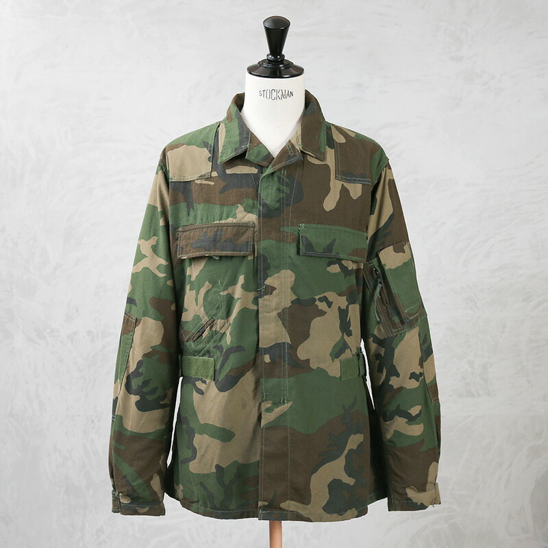 楽天市場】実物 USED 米軍 BDU WOODLAND CAMO ジャケット 前期型 ノンリップ【クーポン対象外】【I】｜ミリタリージャケット  フィールドジャケット メンズ アウター 軍放出品 軍モノ 大きいサイズ 古着 おしゃれ ヴィンテージ カモフラージュ 父の日 : ミリタリーショップ  ...