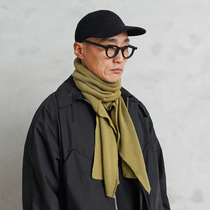 実物 新品 デッドストック オランダ軍 フリース マフラー BLACK