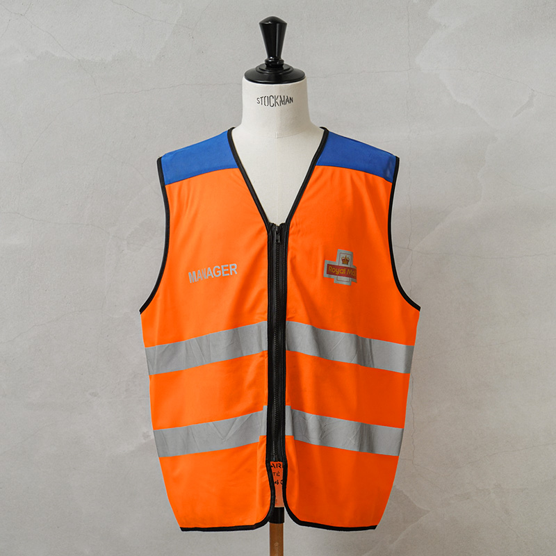 【楽天市場】実物 USED イギリス ROYAL MAIL ロイヤルメール Hi Vis Gilet ハイビズ ジレ ベスト バイカラー ...