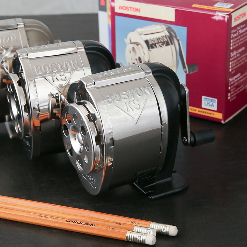 【最短即日送りとどける】新品 デッド買い溜める BOSTON社製 KS印字機 マニュアル・ペンシルシャープナー MADE IN USA【クーポン券客体外】【T】｜メンズ流行り物 ミリタリー ビンテージ 亜米利加製 文房具 雑貨 室内装飾 寄せ合わせ