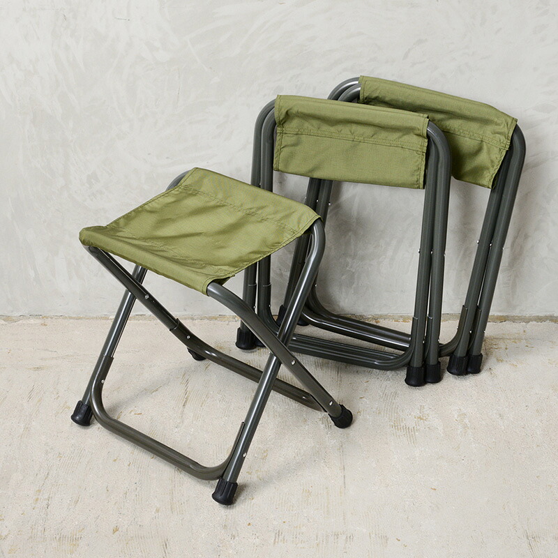 実物 新品 デッドストック 米軍 フォールディングスツール / 折りたたみ椅子【一部離島配送不可】【クーポン対象外】【I】【K】