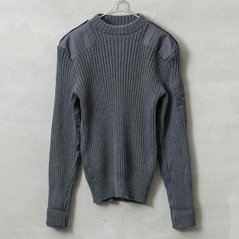 楽天市場】実物 USED イギリス軍 RAF クルーネック コマンドセーター