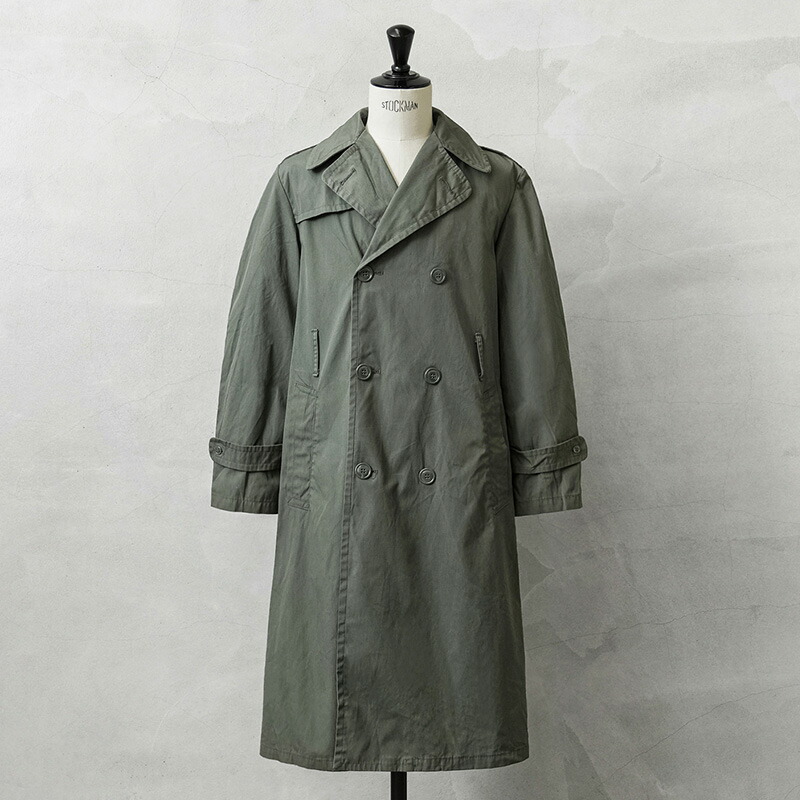 C.P. COMPANY ビンテージ トレンチコートオリーブ サイズ46 USED】00'S C.P.COMPANY COTTON HEMP TRENCH COAT