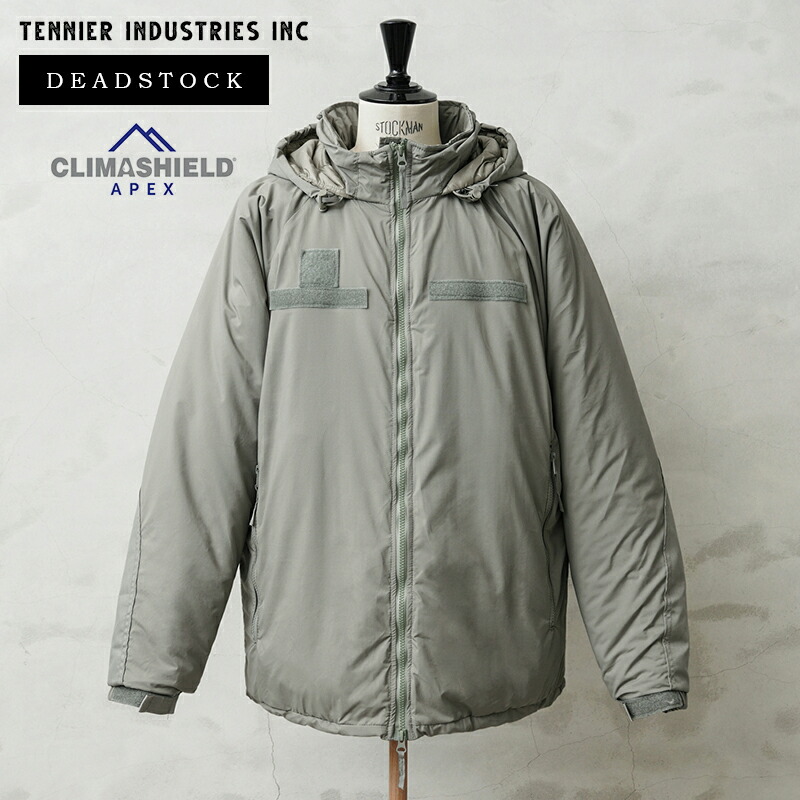 実物 新品 デッドストック 米軍 TENNIER INDUSTRIES社製 ECWCS GEN III LEVEL 7 ジャケット Climashield APEX【クーポン対象外】【I】