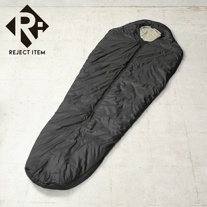 リジェクト 訳あり品 実物 USED 米軍 極寒地用 OUTER スリーピングバッグ / 寝袋 BLACK【クーポン対象外】【I】