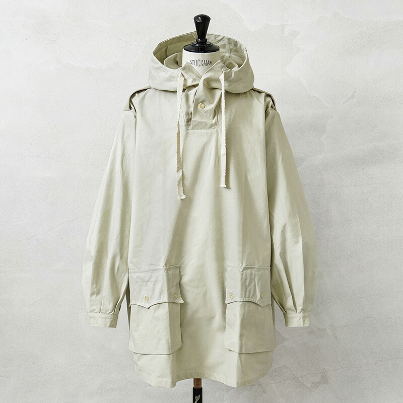 実物 新品 デッドストック スウェーデン軍 M-39 コットン プルオーバー スノーカモパーカー 2ボタン【クーポン対象外】【I】