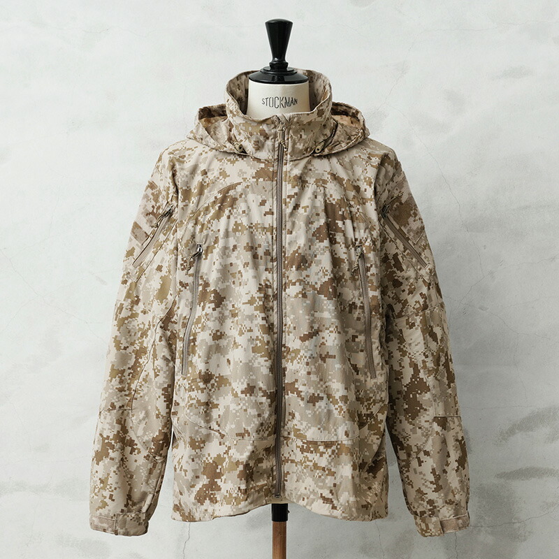 実物 新品 デッドストック 米軍 PTG MRS LEVEL5 ソフトシェル ジャケット AOR1 DESERT【クーポン対象外】【I】|アウター ミリタリー メンズ 軍放出品 デザートカモ 迷彩 防風 撥水 アメカジ サバゲー 秋冬 アウトドア|ミリタリーショップWAIPER