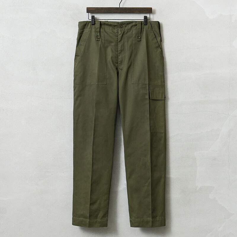 実物 USED 連合王国軍 ライトウェイト ファティーグ ズボン下 サイドカーゴポケット付き添い人【クーポン券客体外】【I】｜カーゴパンツ ボトムス ミリタリーズボン下 メンズ アメカジ 傍え隠し 軍噴きあげる品 軍物 連合王国軍 細工物 ヴィンテージ オリーブ カーキ