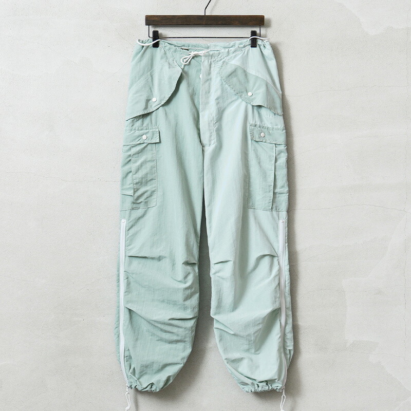実物 新品 デッド店卸し資産 米軍 スノーカモ 大層らしいズボン下 カーゴポケット付き添い人 ICE GREEN染め バイ色つや【引き換え証客体外】【I】