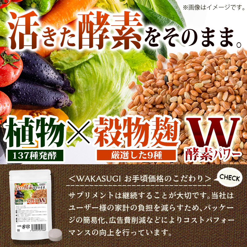 モデル着用＆注目アイテム まとめ売り 酵素麹粒 60粒熟成137種植物発酵エキス 厳選9種穀物麹ダブル酵素パワーが炸裂 fucoa.cl