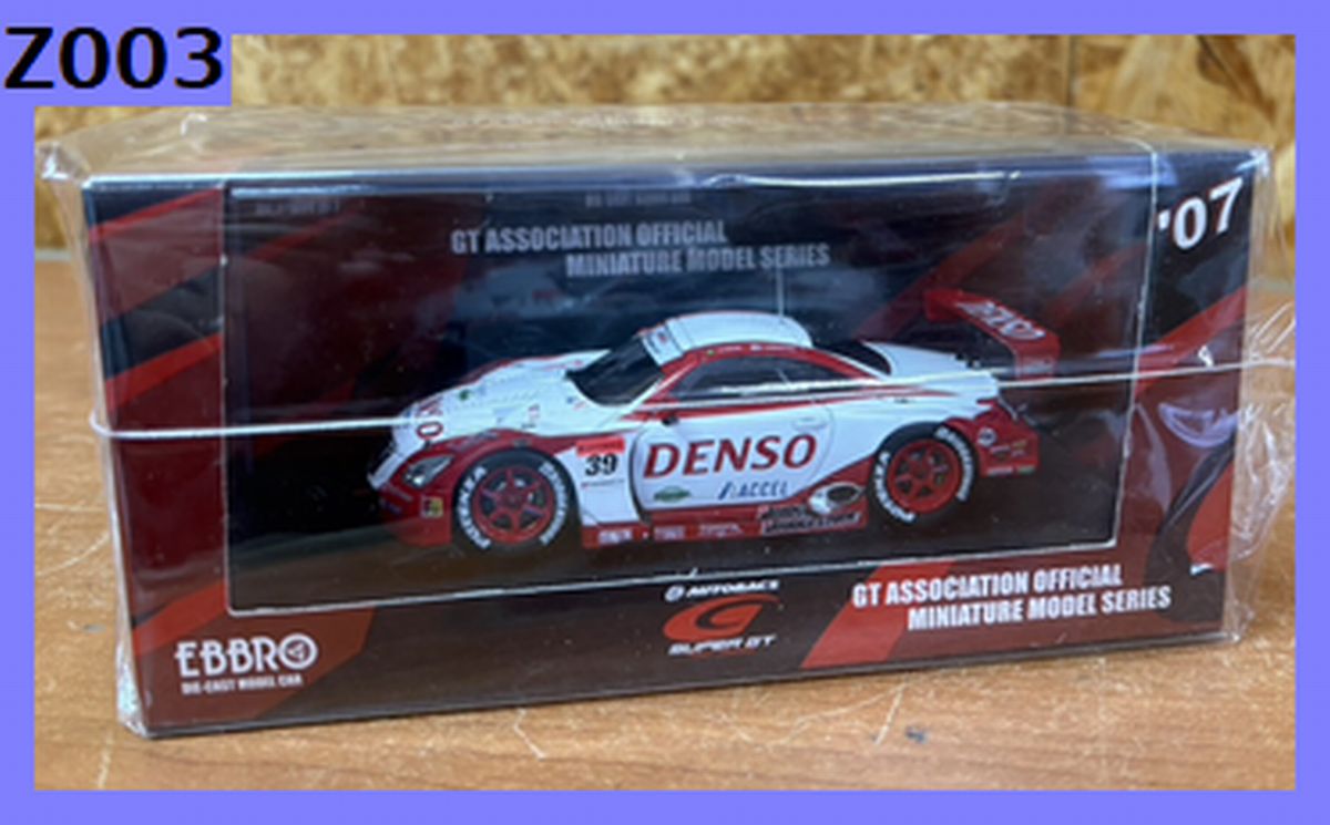 Z002 超御前上等 激レア 絶版 未開封 デットストック エブロ 1/43 デンソー・三塁ベース SC430 百貨店GT 2007 No.39  其の折物 オートバックス 43905 【大阪 京都 奈良 阪神】 当店送りとどける築き上げるは1ヶ月引き受ける付!