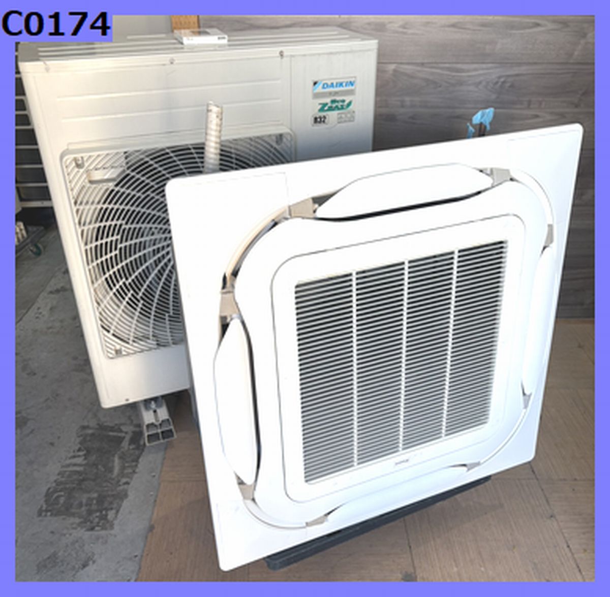 楽天市場】【中古】天カセエアコン 4馬力 ダイキン 業務用 FHCP112EM