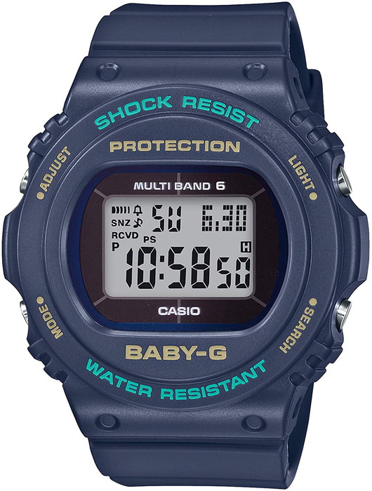 大量入荷 デジタル 電波ソーラー ベビージー Baby G 腕時計 Casio ネイビー シンプル 気圧防水bgd 5700 2jf Bgd 5700 2jf Adrm Com Br