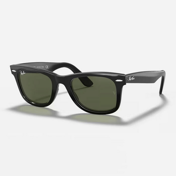 RB2140F-901-52 RayBan レイバン 黒眼鏡 UV撥ねのける 紫外線撥ねのける WAYFARER ウェイファーラー ASIAN FIT アジアン相応う 黒縁 黒ぶち 黒いこと 暗然たる緑であること G-15 ウェリントン メンズ レディース ユニ一発やる 男女兼用
