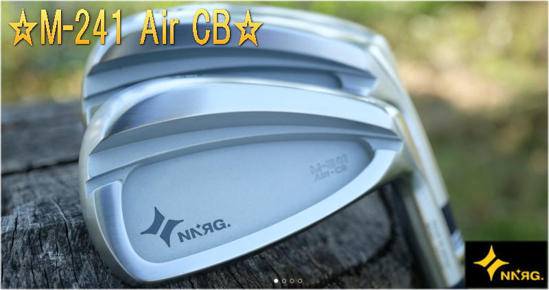 【激レア】New Energy Golf M-241 Air CB ニューエナジーゴルフ エアーキャビティアイアン 5-P (6本セット)+ カスタムシャフト装着！｜WARP GOLF 店