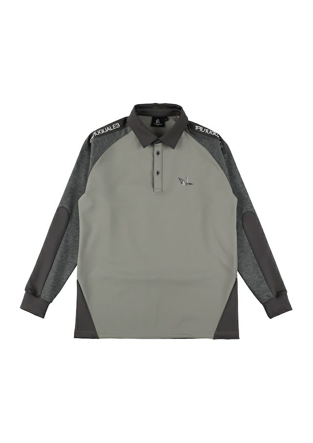 楽天市場】1PIU1UGUALE3 GOLF 長袖ポロシャツ メンズ 秋冬用 黒 白 M L