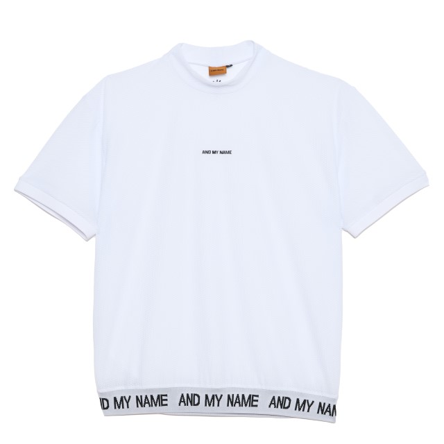 【大人気】AND MY NAME & MY NAME アンドマイネーム ゴルフUNISEX メッシュモックネック ユニセックス メンズ 250708 !!｜WARP GOLF 店