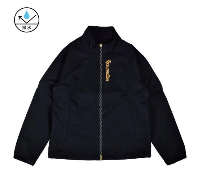 30%OFF!!★NEW★Resurrection メンズ スーパーウォーターリペラントジャケット ブラック レザレクション 撥水 BE34OU04-M|WARP GOLF 店