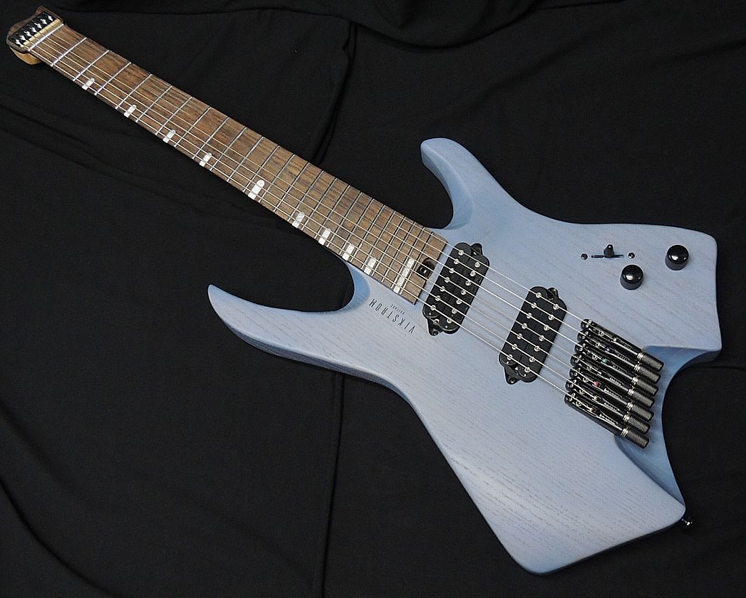 VIKSTROM GUITARS VSMH-270 PBL Pale Blue ヴィクストロムギターズ マルチスケール ファンフレット ヘッドレスギター エレキギター 7弦ギター【アウトレット】
