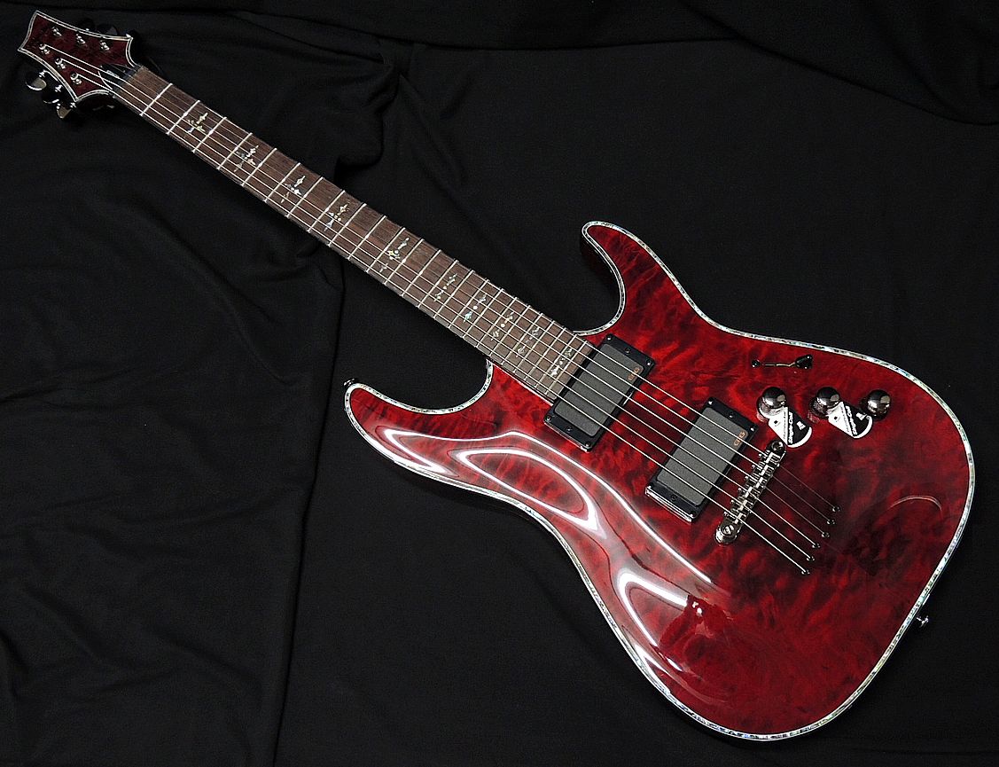 SALE／93%OFF】 Schecter AD-C-1-HR BCH HELLRAISER Black Cherry