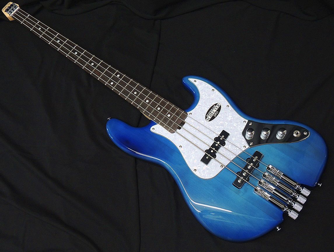 SCHECTER OL-HLB STB ベッドレスベース シェクター ジャズベースタイプ シースルー ブルー 4弦エレキベース【送料無料】【アウトレット】|オーディオ渡辺