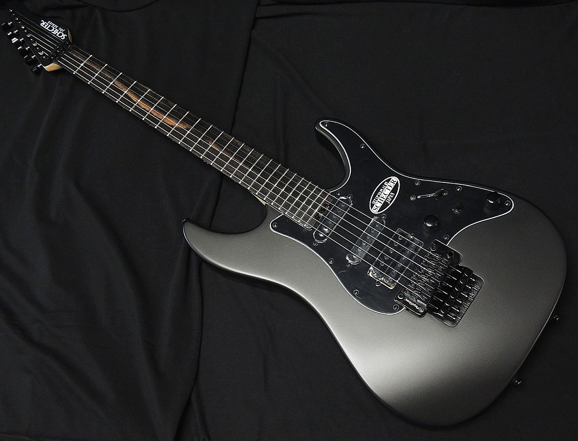 SCHECTER OL-BH-FR SBM E シェクター ストラトキャスター タイプ フロイドローズ エレキギター サテン ブラック メタリック エボニー指板【アウトレット】