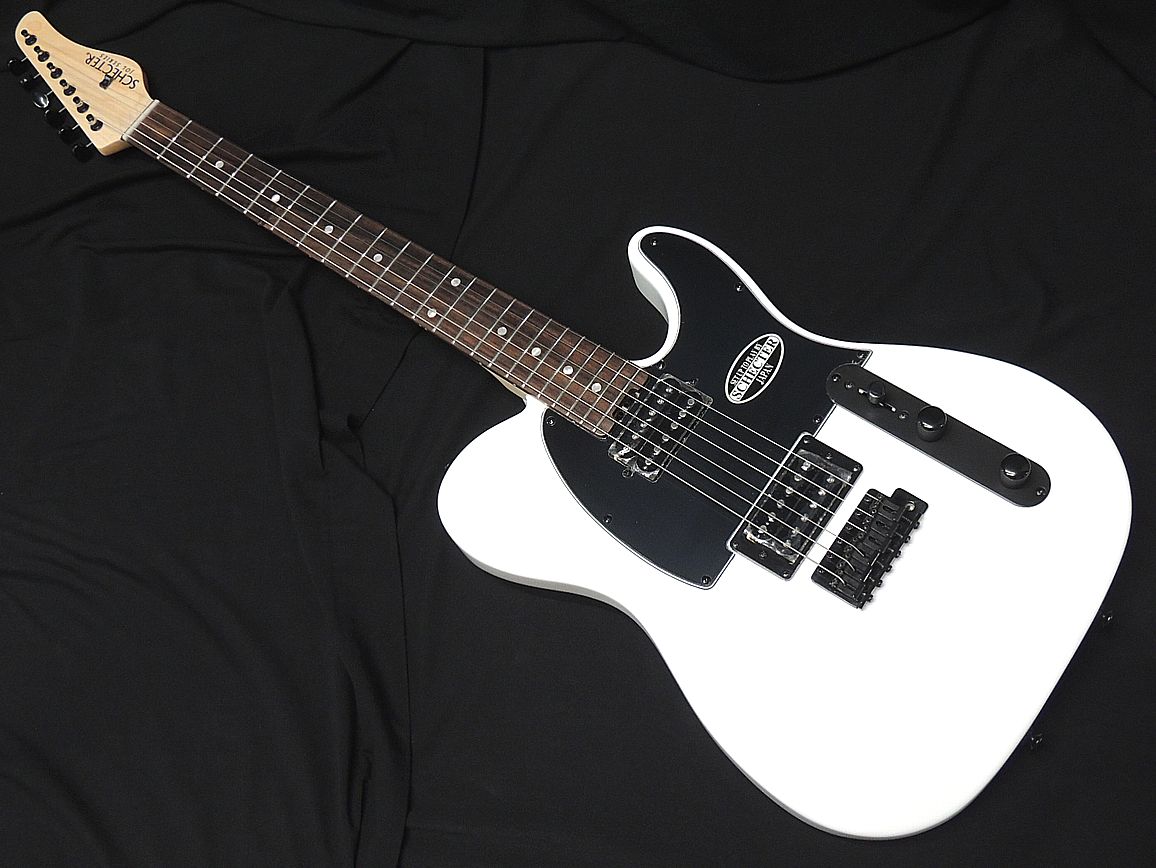 SCHECTER OL-PT-2H-VTR SW R シェクター テレキャスタータイプ エレキギター ハムバッカー/トレモロブリッジ搭載 スノーホワイト【アウトレット】