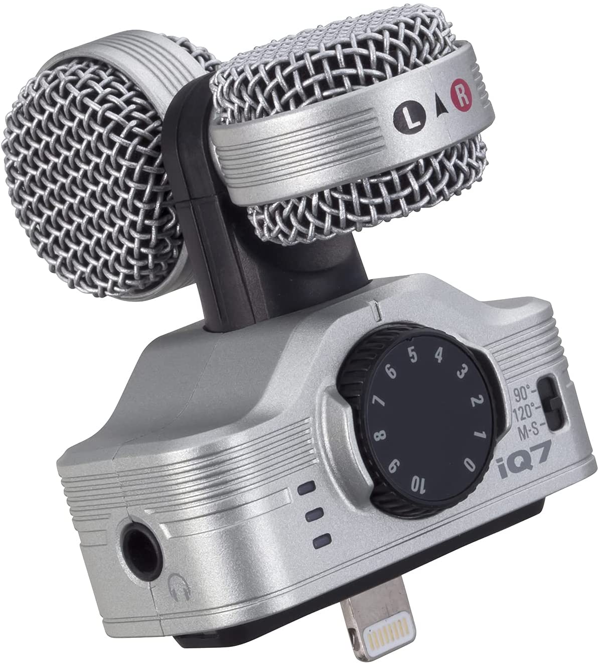 【美品】zoom iQ7 Lightningコネクター用 MSステレオマイク Amazon.com: ZOOM iQ7 MS Stereo Microphone for iPhone/iPad