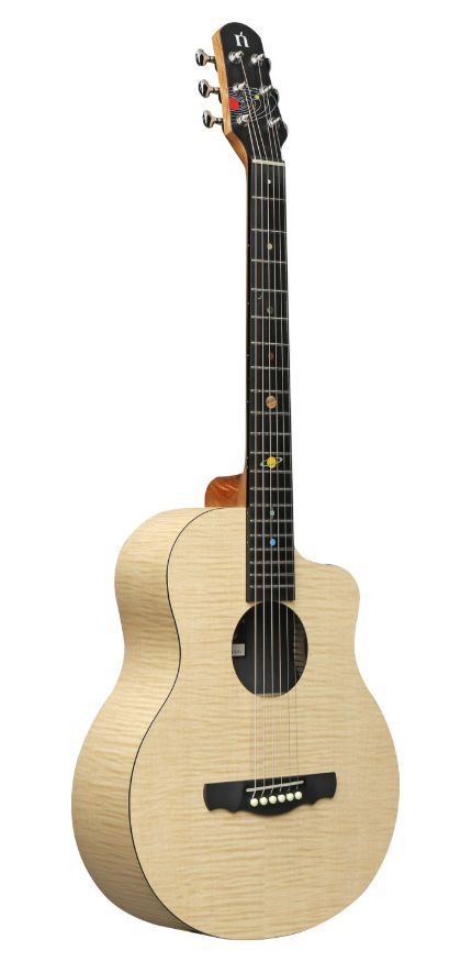NATASHA Saturn Mini 太陽系インレイ ナターシャ ミニ アコースティックギター ミニギター 618mmスケール【アウトレット】