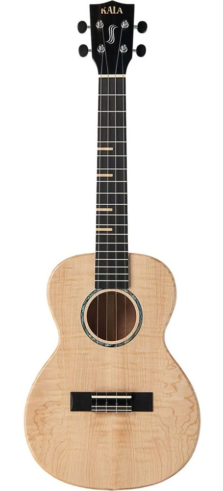 KALA KA-WF-AFM-T_W/BAG カラ テナー ウクレレ All Solid Waterfall Series オールソリッドフレイムメイプルボディ オール単板 ウォーターフォール【送料無料】|オーディオ渡辺