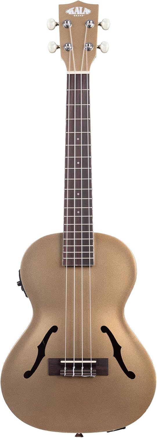 KALA KA-JTE-KZGD_W/CASE Kalamazoo Gold カラ テナー ウクレレ Archtop Series マホガニーボディ エレキ仕様 Fホール カラマズー ゴールド セミハードケース付属