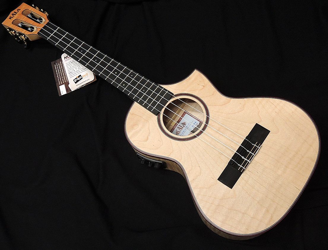 KALA KA-ASFM-T-CE_W/BAG カラ テナー ウクレレ All Solid Flame Maple Series オールソリッドフレイムメイプルボディ スロッテッドヘッド エレキ仕様 39,325円