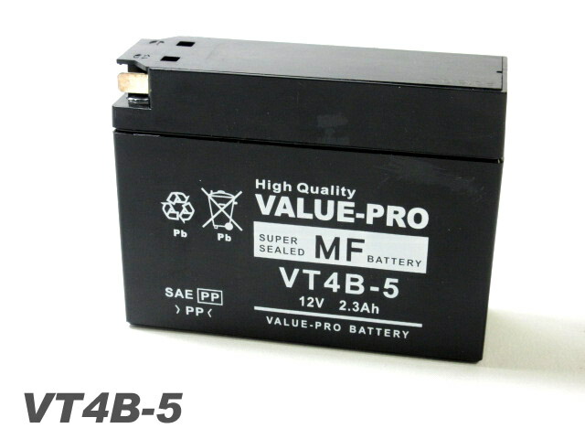 楽天市場】VT4B-5（GT4B-5）◇【新品・充電済】 ValueProバッテリー