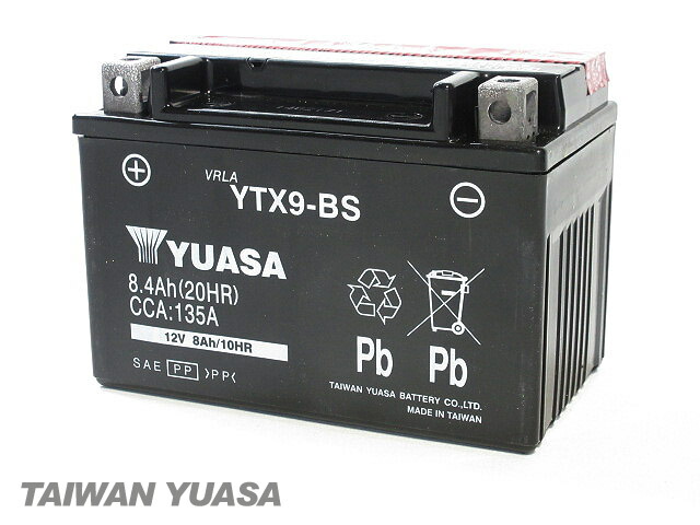 楽天市場】台湾ユアサバッテリー YUASA YTX9-BS 互換 GTX9-BS FTX9-BS DTX9-BS ◇GSX-R400 RF400  RF900R FZX750 FZR750R GSX-R750 デスペラード グース250 SE400 SV400 : ＷＡＶＥパーツ館