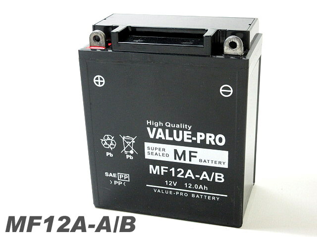 MF12A-A 互換 YB12A-A CBR400F2 CB250T ValuePro 新品・充電済 CBX550F 