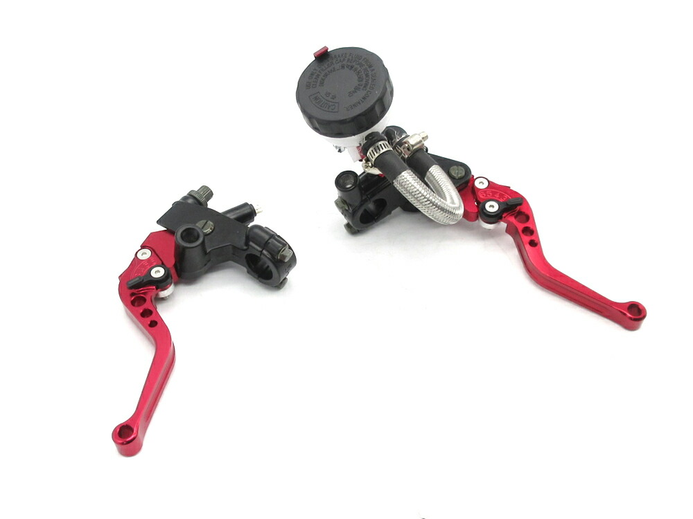 楽天市場】バイク 汎用 22mm ブレーキレバー＆クラッチレバーセット