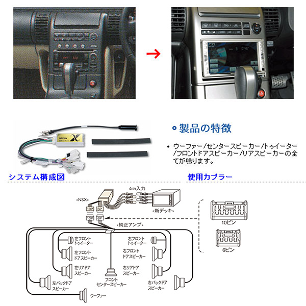 日産 - ビートソニック NSA-02A Z33 サウンドアダプター フェアレディZ