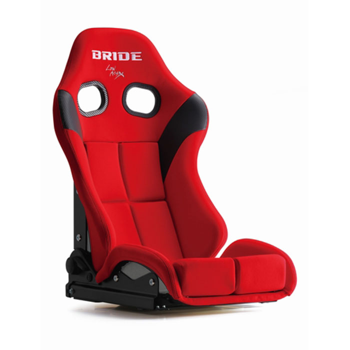 BRIDE STRADIA III レッド FRP製シルバーシェル スタンダードクッション G71BSF|web-carshop カーピットアイドル