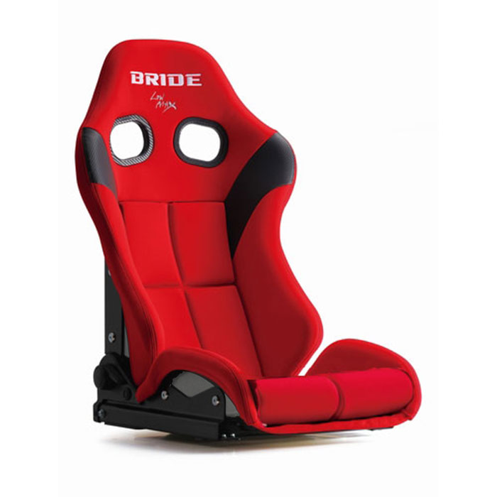 BRIDE STRADIA III レッド FRP製シルバーシェル ロークッション G72BSF|web-carshop カーピットアイドル